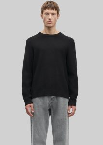 The Frankie Shop Knitwear Samsøe Samsøe Sadem Sweater - Black Men Black