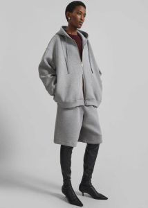 The Frankie Shop Loungewear Grey Women Rian Oversized Hoodie - Grey