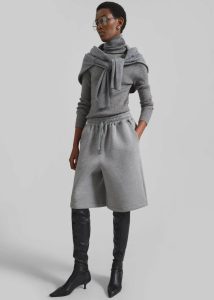 The Frankie Shop Loungewear Grey Women Rian Sweatshorts - Grey