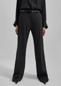 The Frankie Shop Lyra Flared Pants - Black Bottoms Women Black - Image 2