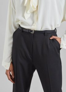 The Frankie Shop Lyra Flared Pants - Black Bottoms Women Black - Image 4