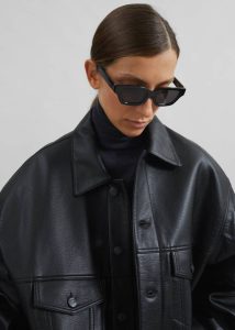 The Frankie Shop Men Conan Faux Leather Jacket - Black Black Outerwear - Image 2