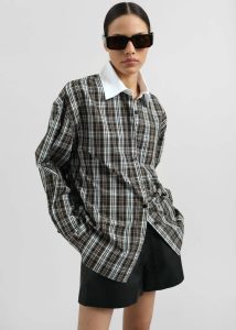 The Frankie Shop Multi Women Weska Plaid Shirt - Multicolor Tops - Image 2