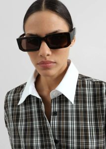 The Frankie Shop Multi Women Weska Plaid Shirt - Multicolor Tops - Image 5