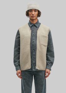 The Frankie Shop Outerwear Beige Men Samsøe Samsøe Sahannes Vest - Seneca Rock