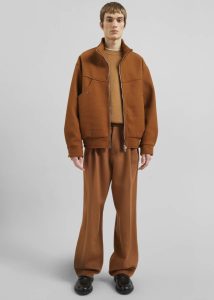 The Frankie Shop Outerwear Men Ralden Jacket - Camel Brown - Image 4