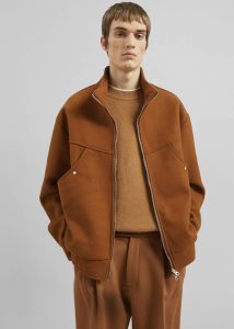 The Frankie Shop Outerwear Men Ralden Jacket - Camel Brown - Image 5