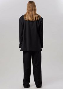 The Frankie Shop Outerwear Women Black Gelso Oversized Blazer - Black - Image 5