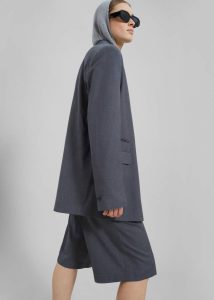 The Frankie Shop Outerwear Women Wilma Blazer - Grey Grey - Image 4