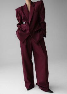 The Frankie Shop Red Outerwear Jun Blazer - Burgundy Women - Image 2