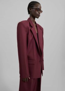 The Frankie Shop Red Outerwear Jun Blazer - Burgundy Women - Image 4