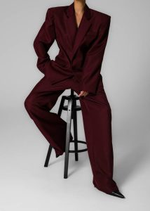 The Frankie Shop Red Outerwear Jun Blazer - Burgundy Women - Image 5