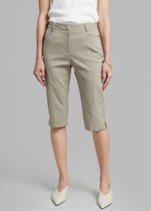 The Frankie Shop Romane Bermuda Shorts - Beige Women Beige Bottoms - Image 5