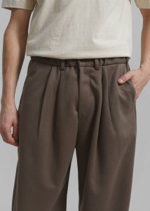 The Frankie Shop Theo Pants - Cocoa Bottoms Brown Men - Image 2