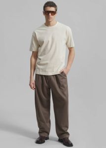 The Frankie Shop Theo Pants - Cocoa Bottoms Brown Men - Image 5
