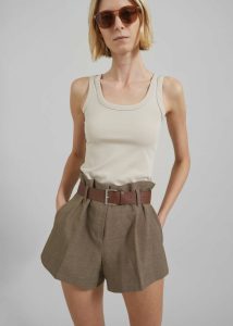 The Frankie Shop Tops Beige Kim Tank Top - Beige Women
