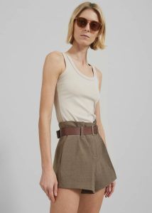 The Frankie Shop Tops Beige Kim Tank Top - Beige Women - Image 5