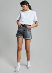 The Frankie Shop Tops Women Lilou Simple Tee - Optic White White - Image 3