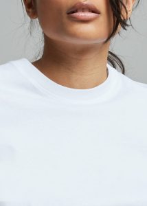 The Frankie Shop Tops Women Lilou Simple Tee - Optic White White - Image 5