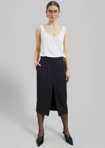The Frankie Shop Tops Women White Josie Scoop Neck Tank Top - White - Image 2