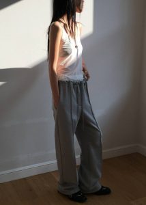 The Frankie Shop White Women Tops Kyla Sheer Tank Top - White - Image 2