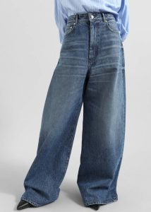 The Frankie Shop Women Blue Bottoms Sportmax Angri Jeans - Medio Vintage - Image 3