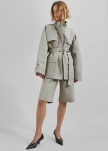 The Frankie Shop Women Bottoms Beige Cairo Bermuda Shorts - Light Beige - Image 2