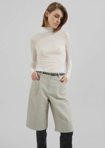 The Frankie Shop Women Bottoms Beige Cairo Bermuda Shorts - Light Beige - Image 3