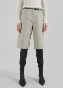 The Frankie Shop Women Bottoms Beige Cairo Bermuda Shorts - Light Beige - Image 4