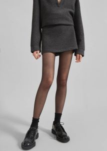 The Frankie Shop Women Bottoms Belsay Skort - Charcoal Grey - Image 2