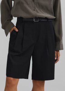 The Frankie Shop Women Bottoms Sava Bermuda Shorts - Black Black - Image 5