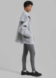 The Frankie Shop Women Denton Oversized Hoodie - Grey Outerwear Grey