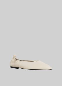 The Frankie Shop Women Flats A.emery Brie Flats - Eggshell White - Image 2