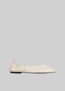 The Frankie Shop Women Flats A.emery Brie Flats - Eggshell White - Image 4