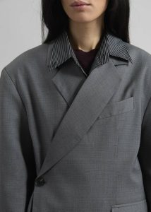 The Frankie Shop Women Grey Outerwear Gever Wrap Blazer - Grey - Image 3