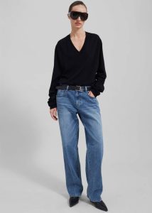 The Frankie Shop Women Montrose Straight Leg Jeans - Blue Wash Bottoms Blue - Image 2