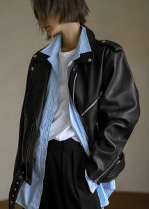 The Frankie Shop Women Outerwear Black Aria Faux Leather Jacket - Black