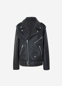 The Frankie Shop Women Outerwear Black Aria Faux Leather Jacket - Black - Image 5