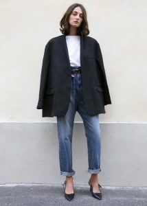 The Frankie Shop Women Outerwear Frankie Oversized Boyfriend Blazer - Black Black - Image 4