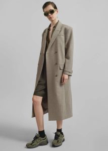 The Frankie Shop Women Sonoma Long Coat - Taupe Beige Outerwear - Image 2