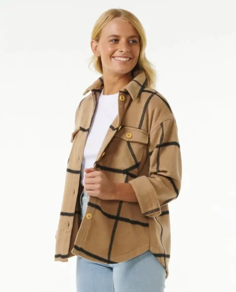 The Search Flannel Shirt Women Shirts & Tops Rip Curl - Image 2