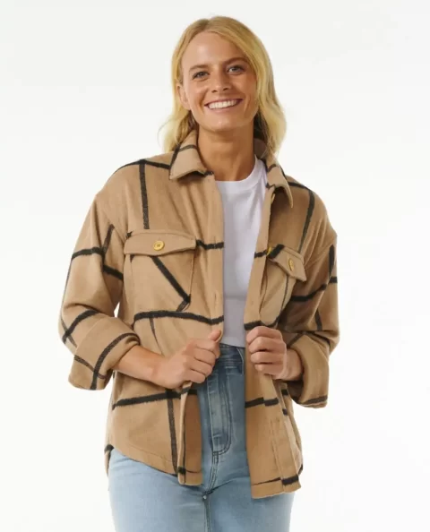 The Search Flannel Shirt Women Shirts & Tops Rip Curl