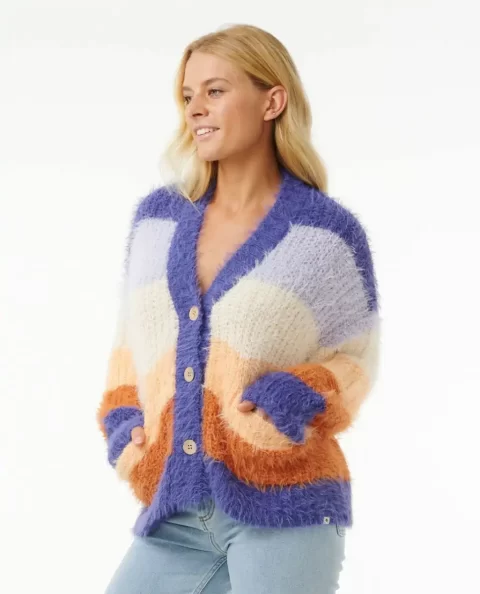 The Search Stripe Cardigan Rip Curl Sweaters Women - Image 2