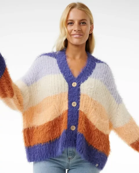 The Search Stripe Cardigan Rip Curl Sweaters Women