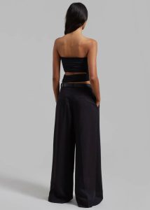 Tops Elena Tube Top - Black Women Black The Frankie Shop - Image 5