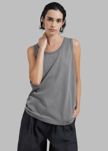 Tops Grey Briston Boxy Tank - Grey The Frankie Shop Women - Image 3