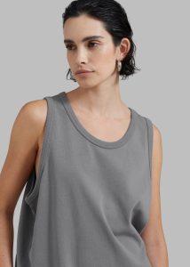 Tops Grey Briston Boxy Tank - Grey The Frankie Shop Women - Image 4