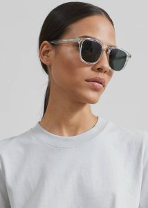 Tops Grey Kenz Baby Tee - Grey Women The Frankie Shop - Image 2
