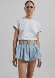Tops Grey Kenz Baby Tee - Grey Women The Frankie Shop - Image 4
