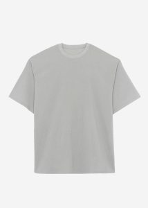 Tops Grey Men The Frankie Shop Eliott Crinkle Tee - Grey - Image 5